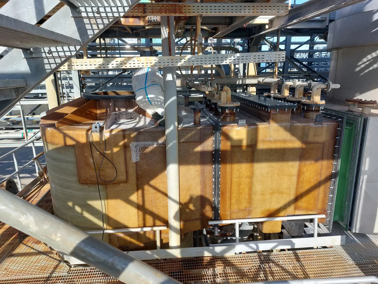 Scrubber e Demister GRVE alta temperatura — EDISON, Centrale di Melfi (PZ)