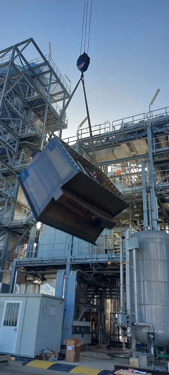 Scrubber e Demister GRVE alta temperatura — EDISON, Centrale di Melfi (PZ)