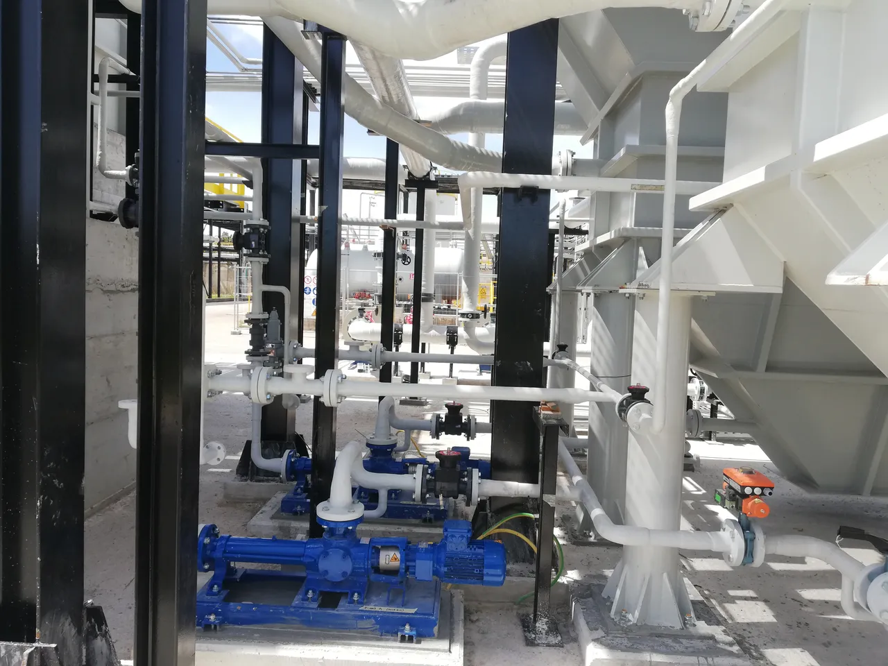Impianto TAF e Osmosi, tubazioni GRP — ENIREWIND, Manfredonia (FG)
