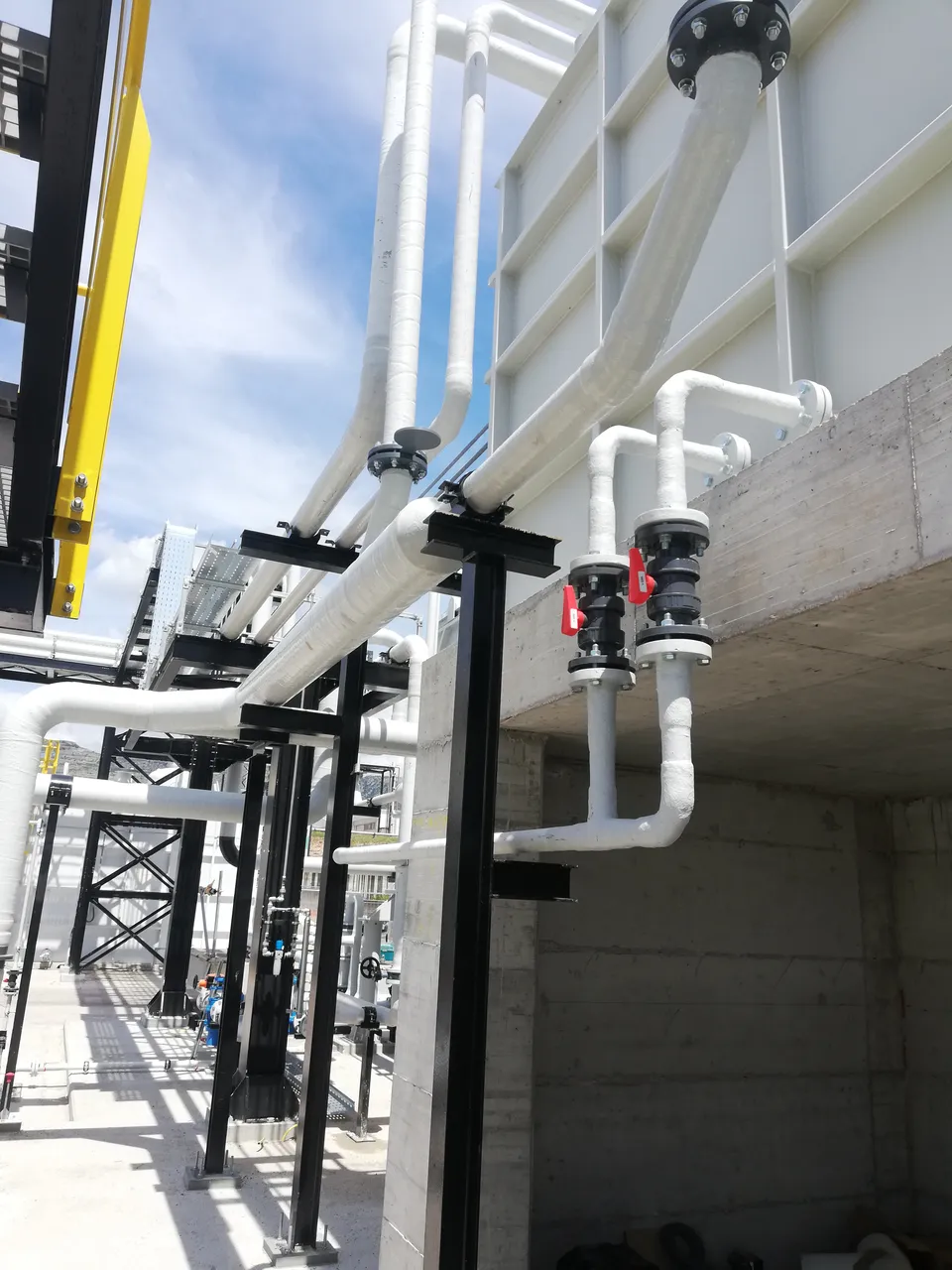 Impianto TAF e Osmosi, tubazioni GRP — ENIREWIND, Manfredonia (FG)