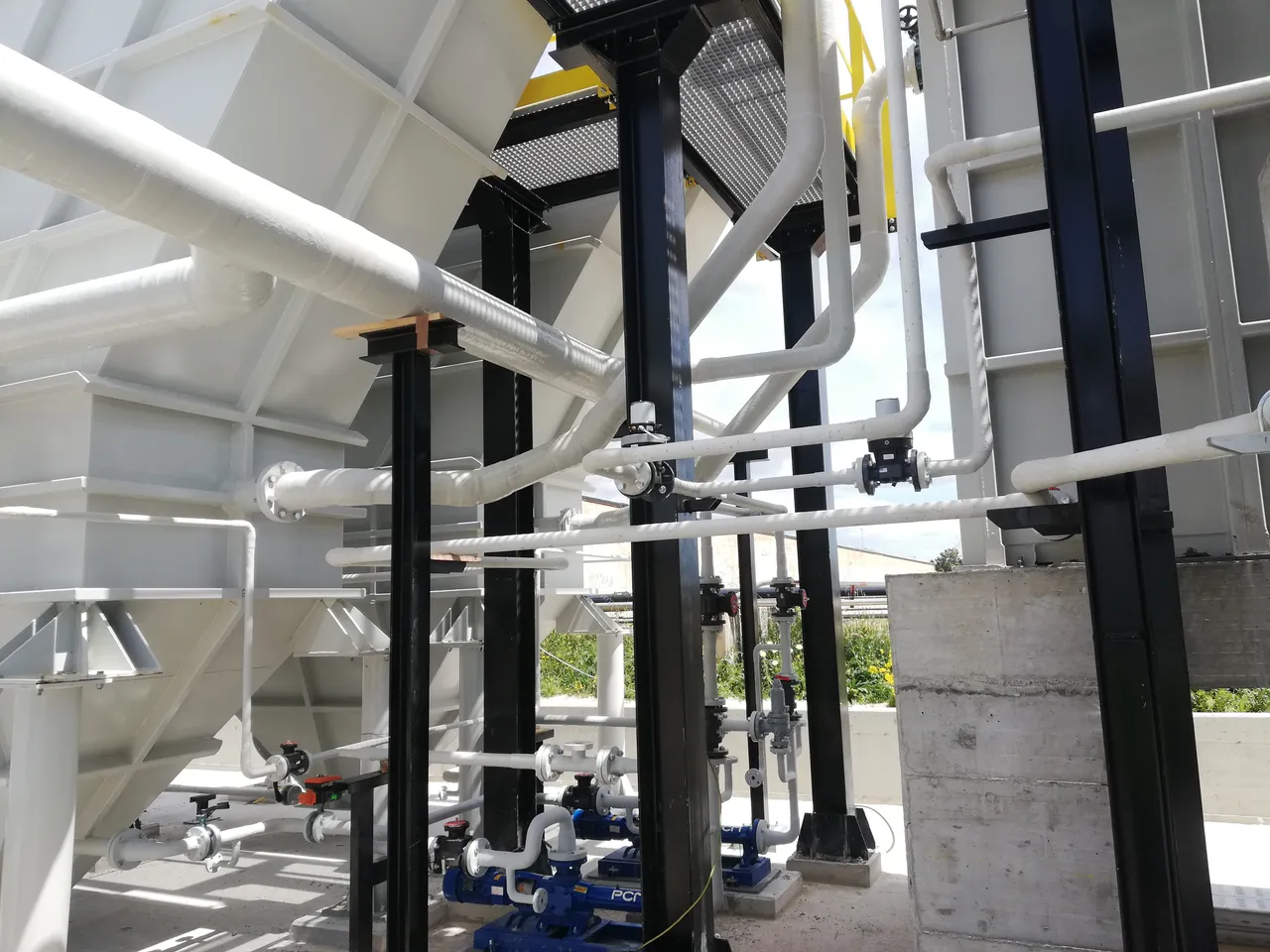 Impianto TAF e Osmosi, tubazioni GRP — ENIREWIND, Manfredonia (FG)
