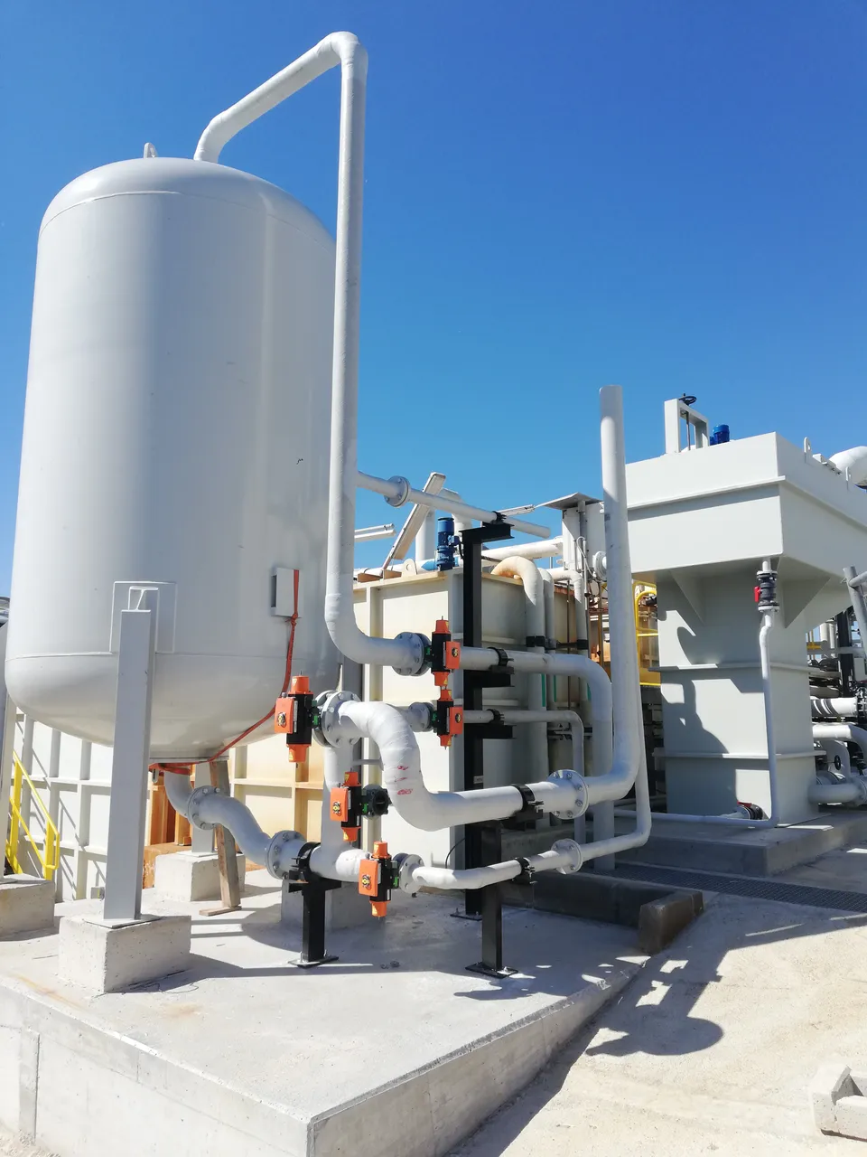 Impianto TAF e Osmosi, tubazioni GRP — ENIREWIND, Manfredonia (FG)