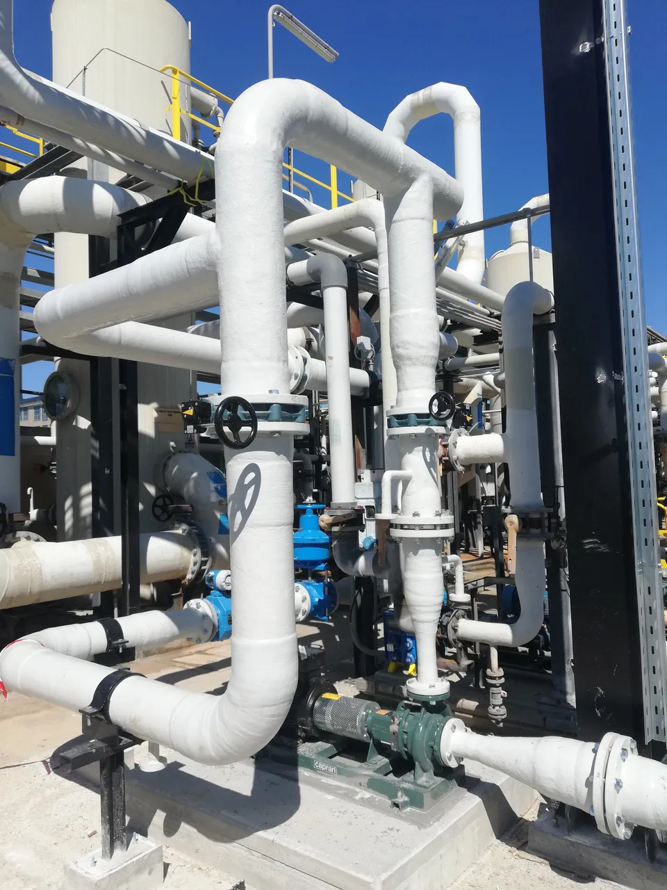 Impianto TAF e Osmosi, tubazioni GRP — ENIREWIND, Manfredonia (FG)