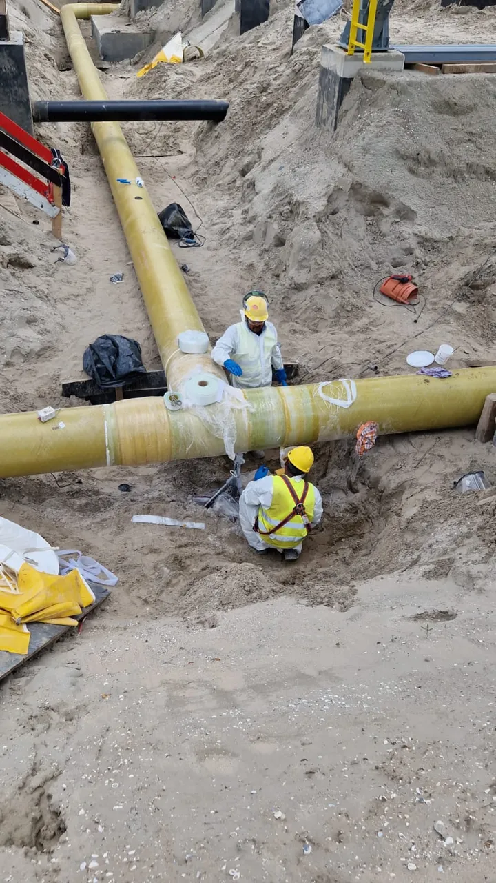 GRE piping for Fire Fighting — NESTE, Rotterdam Capacity Growth Project