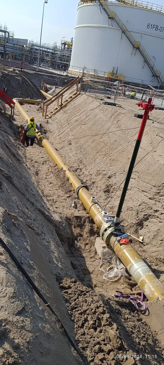 GRE piping for Fire Fighting — NESTE, Rotterdam Capacity Growth Project