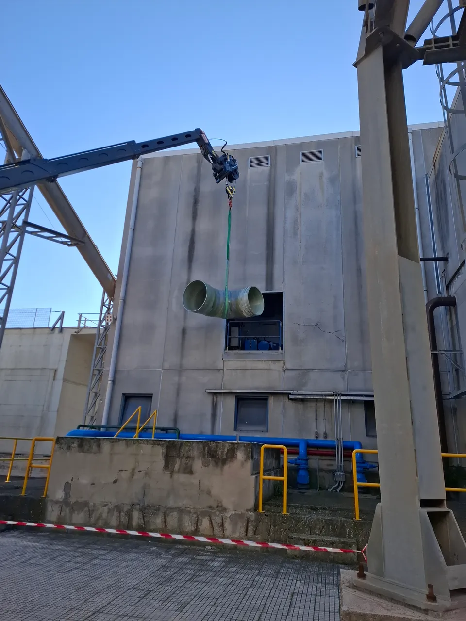 Tubi GRP impianto aeraulico — RDR-GORI, Castellammare di Stabia (NA)