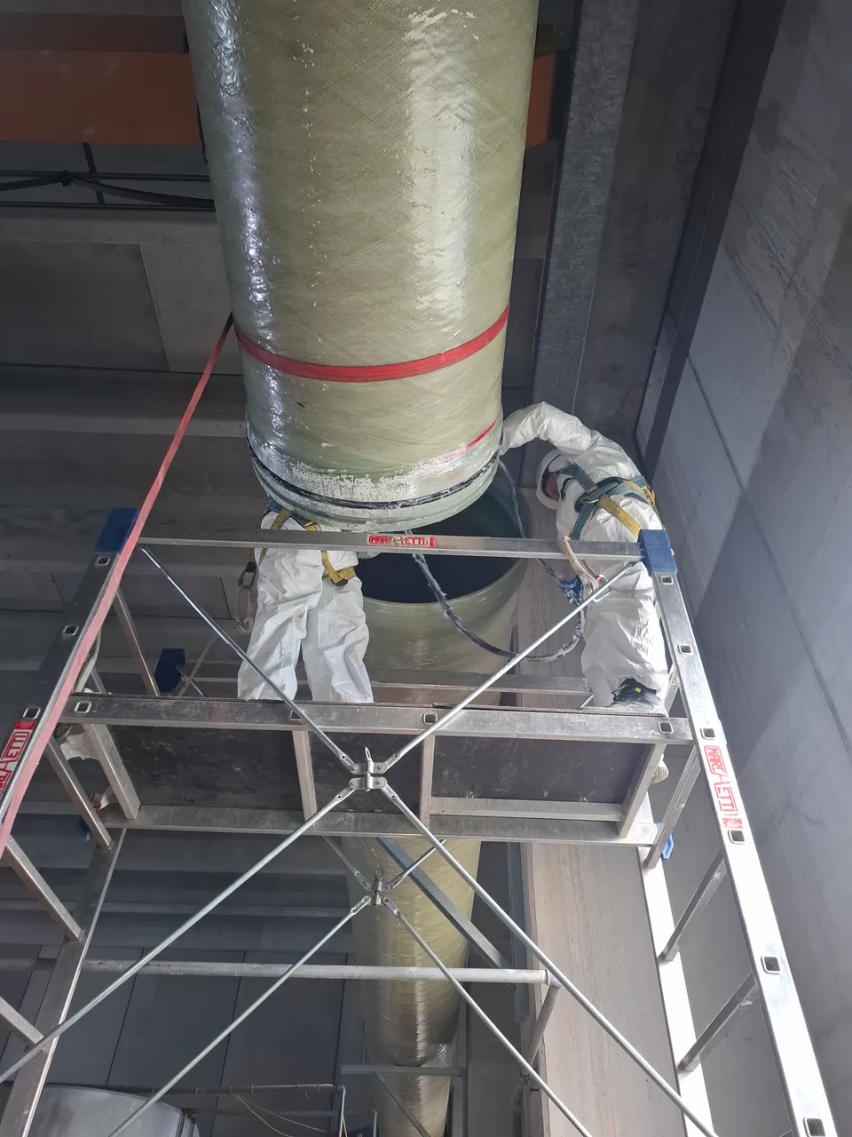 Tubi GRP impianto aeraulico — RDR-GORI, Castellammare di Stabia (NA)
