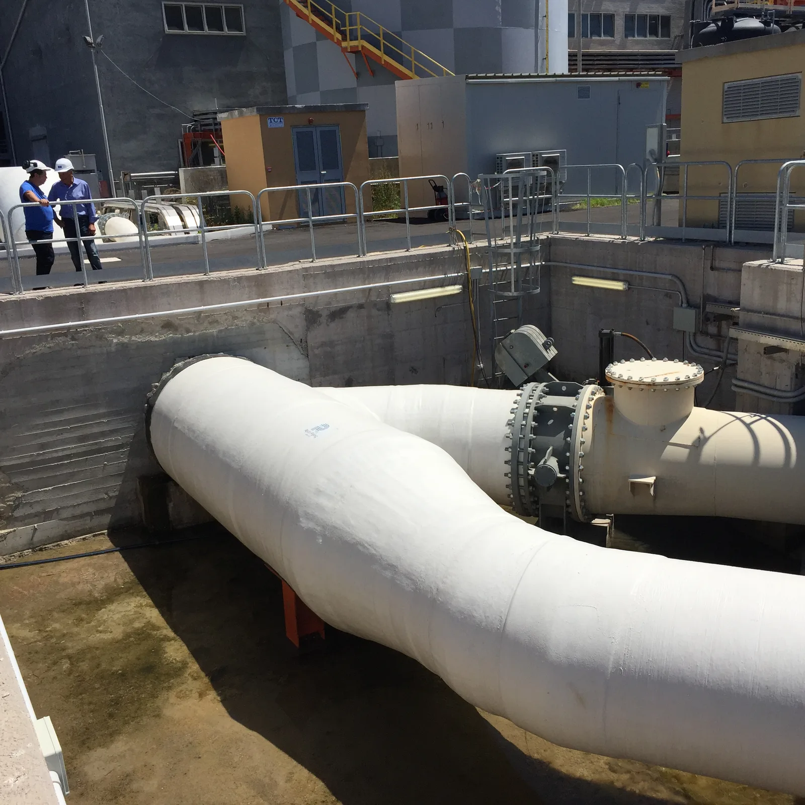 Fornitura e montaggio tubi PRFV acqua mare — TIRRENO POWER, Napoli