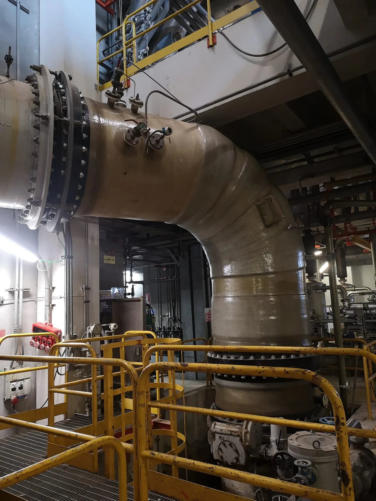 Fornitura e montaggio tubi PRFV acqua mare — TIRRENO POWER, Napoli